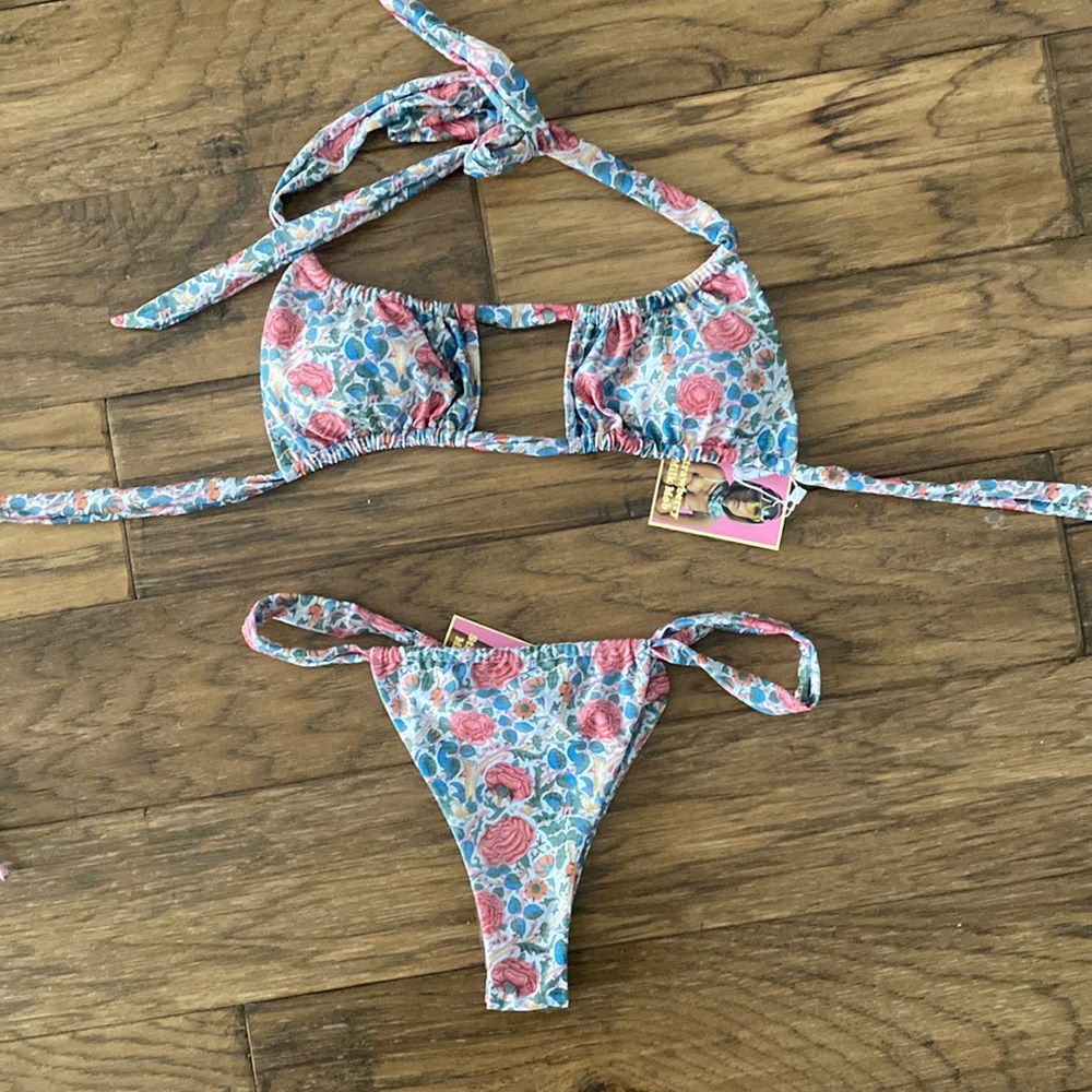 Strawberry Milk Mob Lemon Vine Bikini
